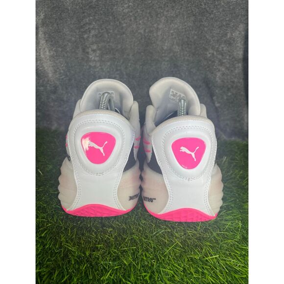 Puma All-Pro Nitro Men’s 8.5 White Pink Basketball Shoes 309689-01 main image 5
